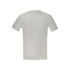 White Cotton Mens T-Shirt