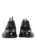 Black Leather Dress Lace Up Men Formal Shoes