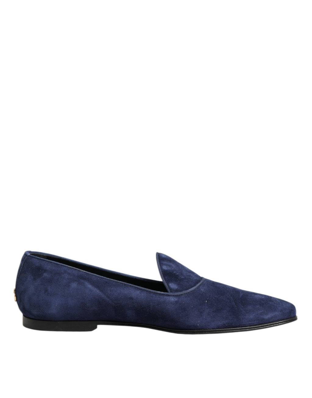 Blue Velvet DG Logo Loafers Formal Shoes