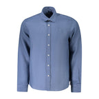 Blue Linen Men's Shirt