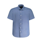 Blu Linen Men's Shirt