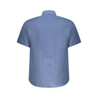 Blu Linen Men's Shirt