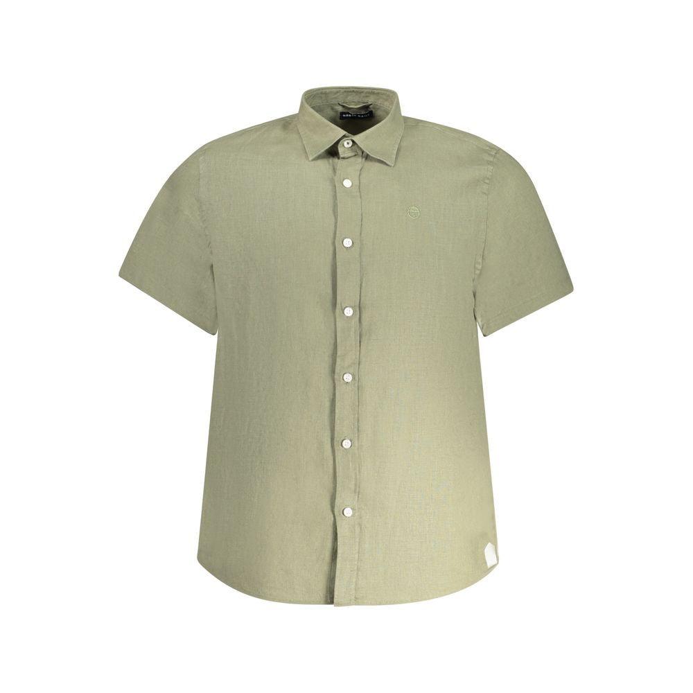 Verde Linen Men Shirt