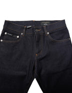 Black Cotton Skinny Men Denim Jeans