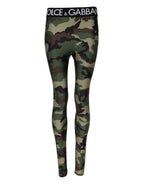 Multicolor Camouflage DG Waist Leggings Pants