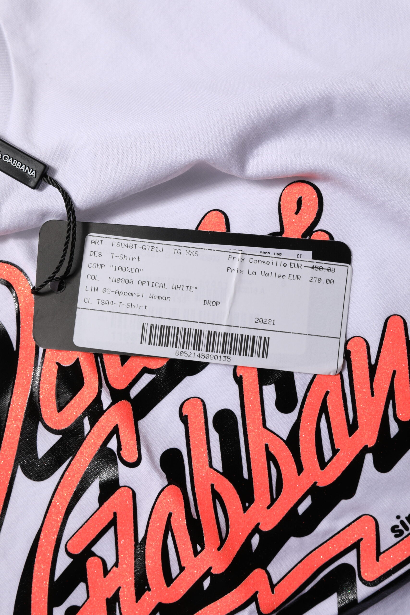 White Cotton Graphic Print Crew Neck T-shirt