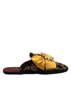 Multicolor Embellished Flat Sandals Shoes