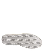 Pink Canvas Crystal Embellished Slip On Shoes