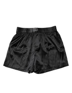 Black Logo Waist Regular Boxer Shorts Underwear