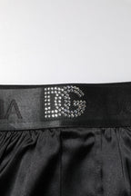 Black Logo Waist Regular Boxer Shorts Underwear