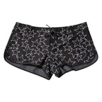 Black Star Print Beachwear Shorts Swimwear