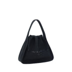 Black Polyester Handbag