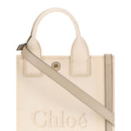 Beige Cotton Handbag