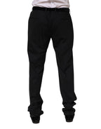 Black Wool Formal Dress Pants