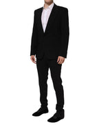 Black MARTINI Single Breasted 2 Piece Suit