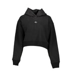 Black Cotton Women's Sweatshirt