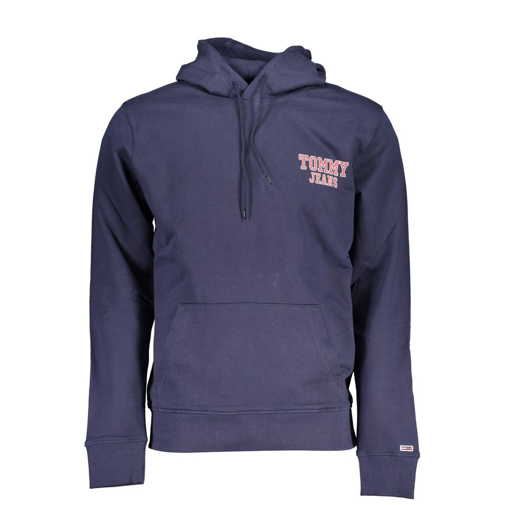 Blue Cotton Men's Hoodie