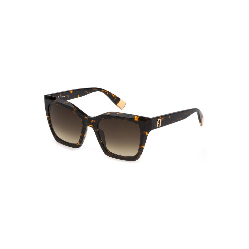 Brown Acetate Women Sunglass