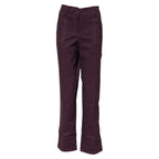 Purple High Waisted Tapered Pants