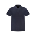 Blu Cotone Uomo Polo