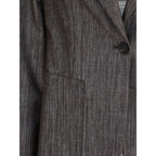 Bicolor Polyester Blazer