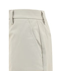 Sandy Beige Cotton Pants