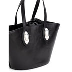Black Leather Shoulder Bag
