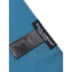 Light Blue Silk Pocket Square