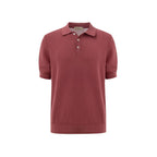 Red Cotton Polo Shirt
