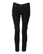 Blue Cotton PRETTY LowWaist Skinny Denim Jeans