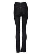 Blue Cotton High Waist Skinny Denim Jeans