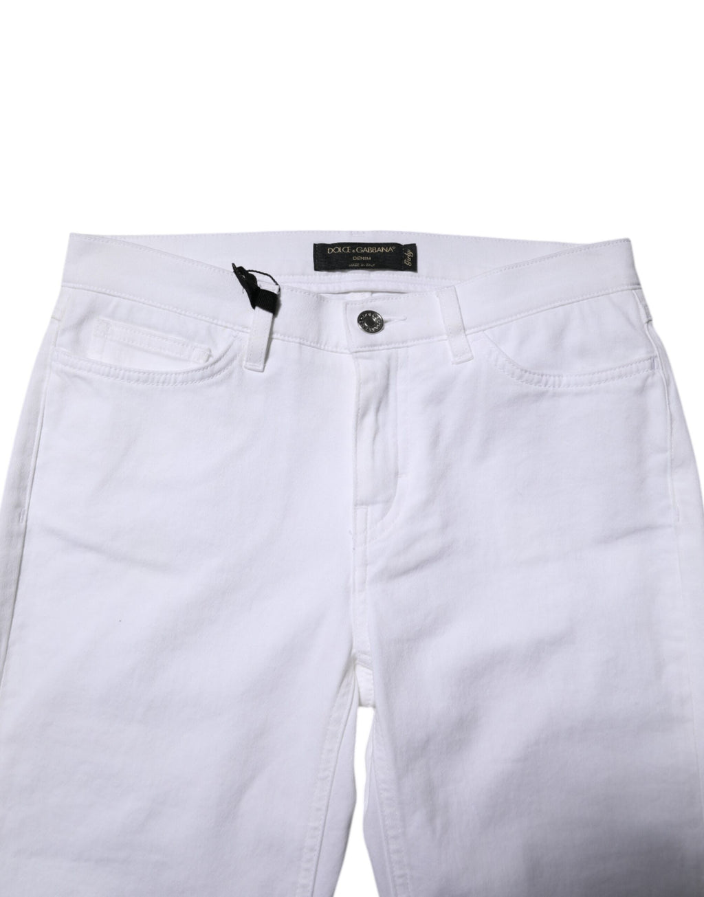 White GRACE Mid Waisted Skinny Denim Jeans