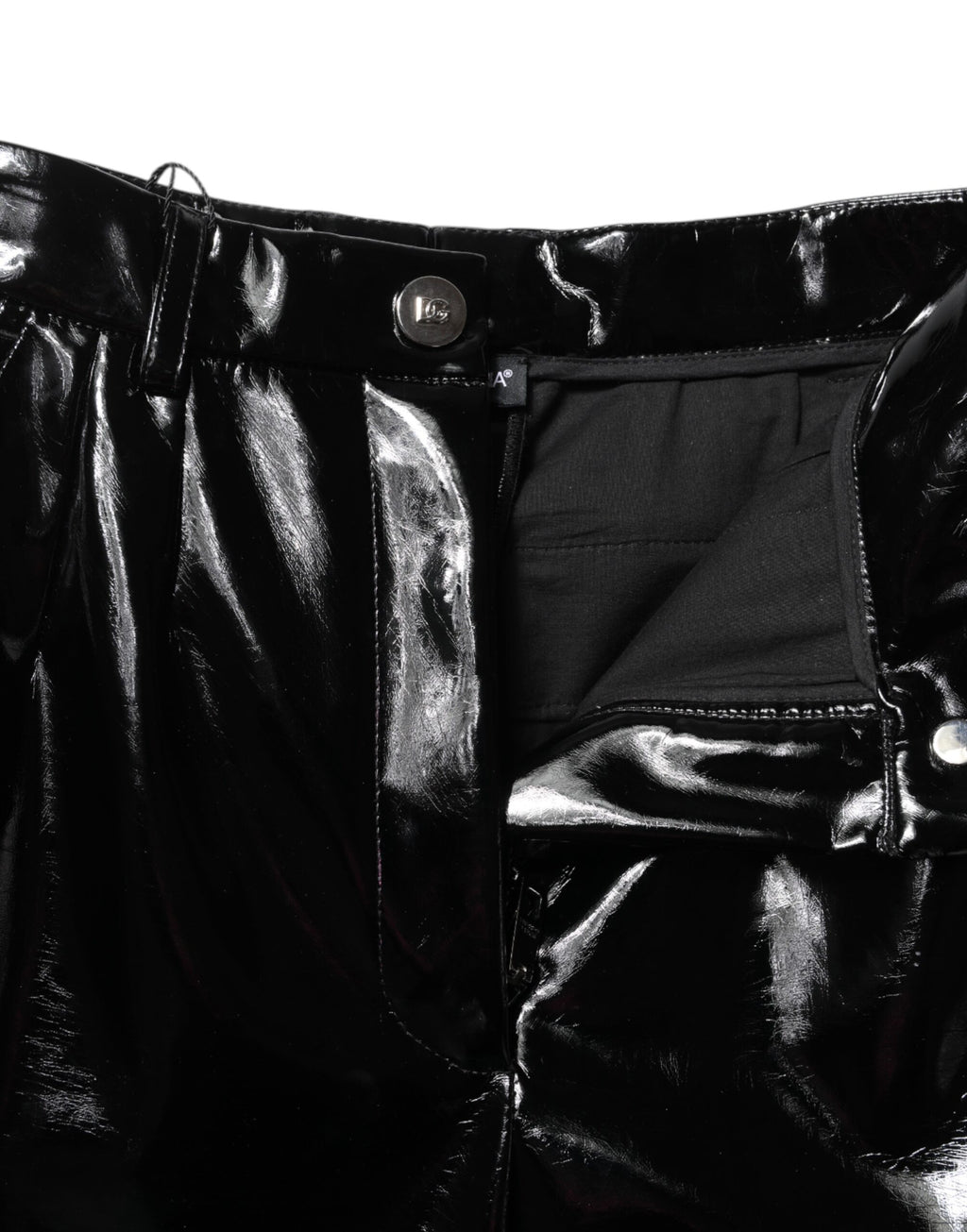 Black High Waist Cargo Bootcut Pants