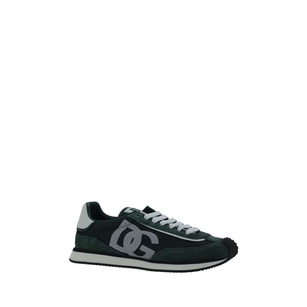 Bicolor Calf Leather Bos Taurus Athletic Sneakers