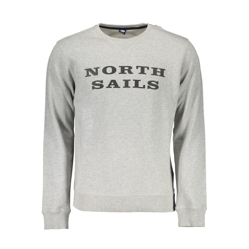 Grigio Cotton Men Sweatshirt