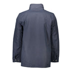 Blu Polyester Men's Jacket