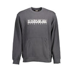 Black Cotton Men's Sweatshirt