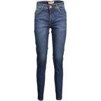 Blue Cotton Women Jean