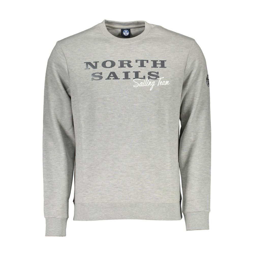 Grigio Cotton Men Sweatshirt