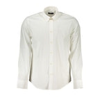White Cotton Men's Shirt
