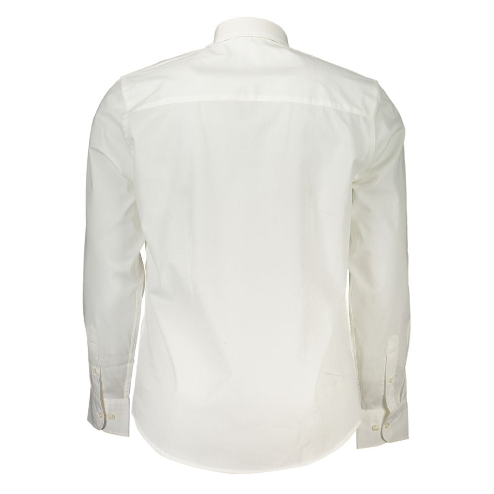 White Cotton Men's Shirt