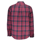 "Viola Cotton Men Shirt with Long Sleeves and Italian Collar"