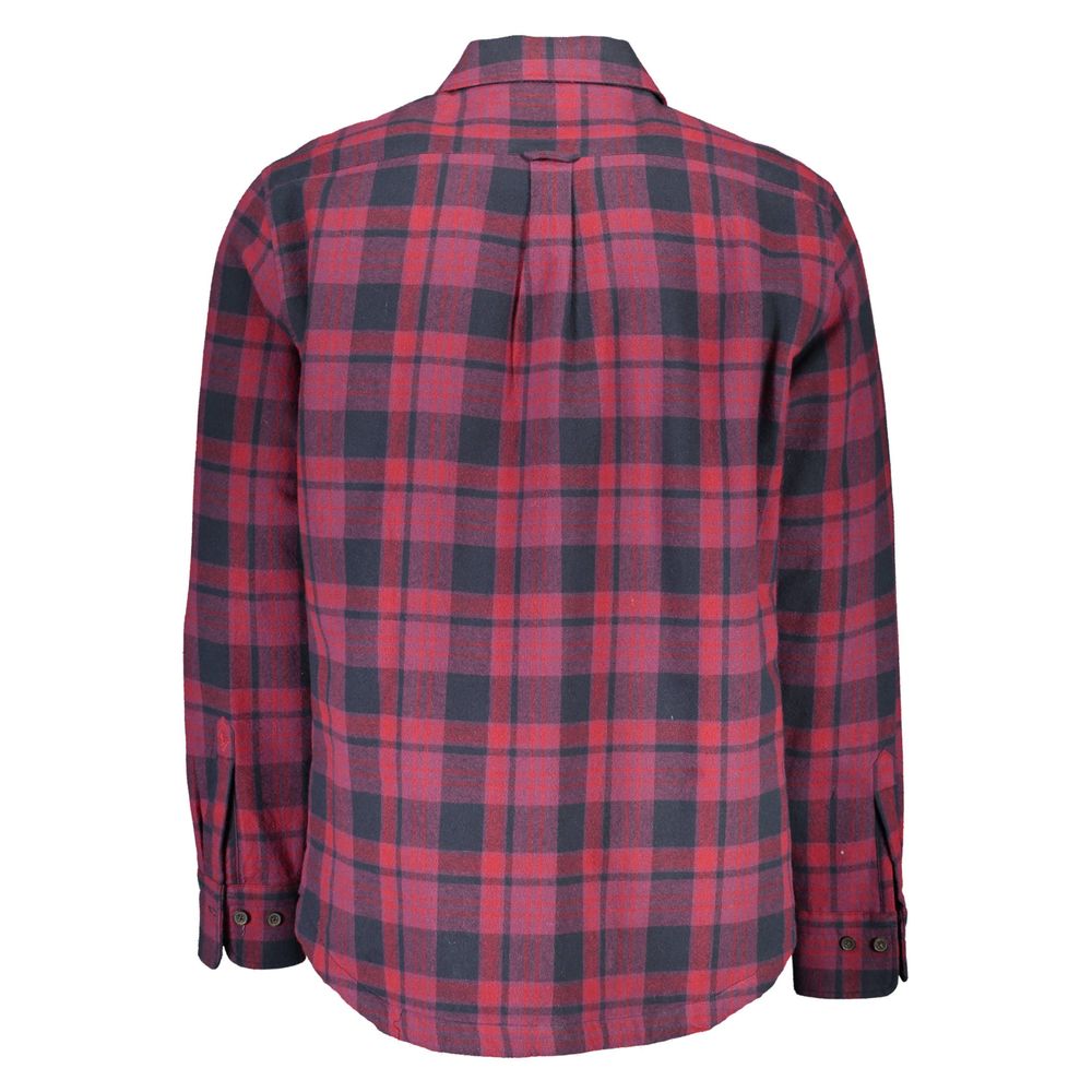 "Viola Cotton Men Shirt with Long Sleeves and Italian Collar"