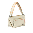 White Polyurethane Womens Handbag