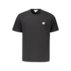 Black Cotton Men T-Shirt
