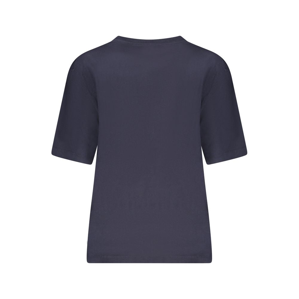 Blue Organic Cotton Women T-Shirt