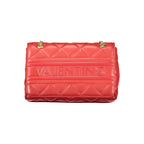 Rosso Polyurethane Women Handbag