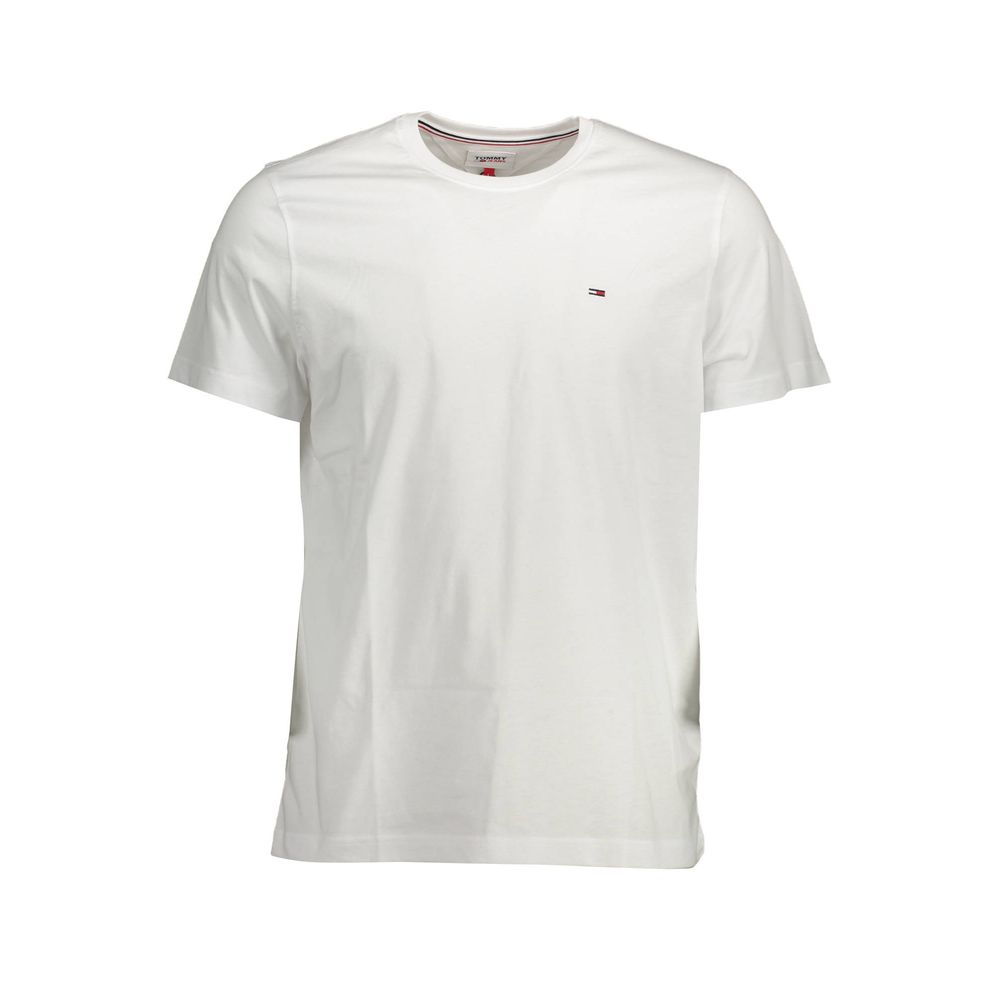 White Cotton Men's T-Shirt