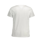 White Cotton Men's T-Shirt