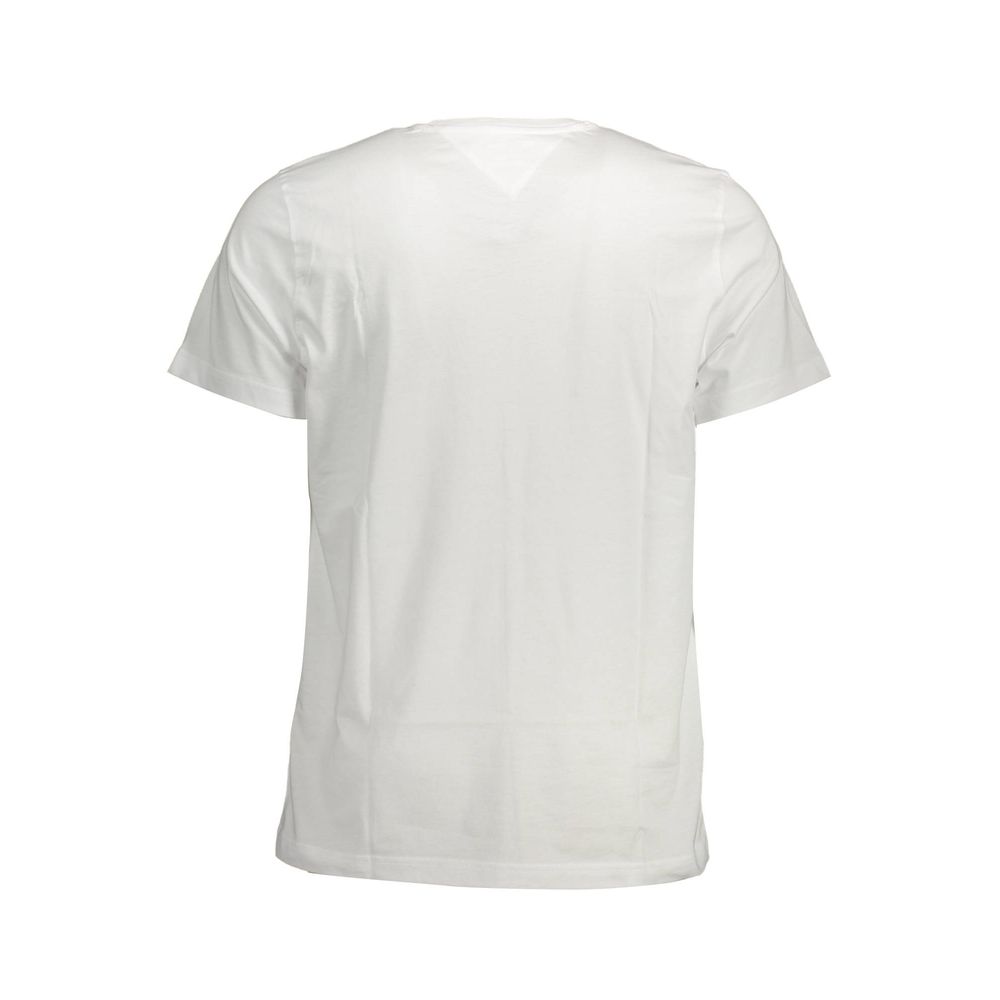 White Cotton Men's T-Shirt